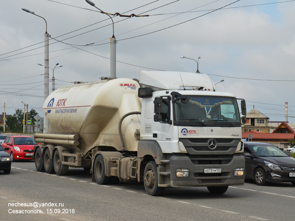 Краснодарский край, № Н 073 ТМ 123 — Mercedes-Benz Axor 1840 [Z9M]