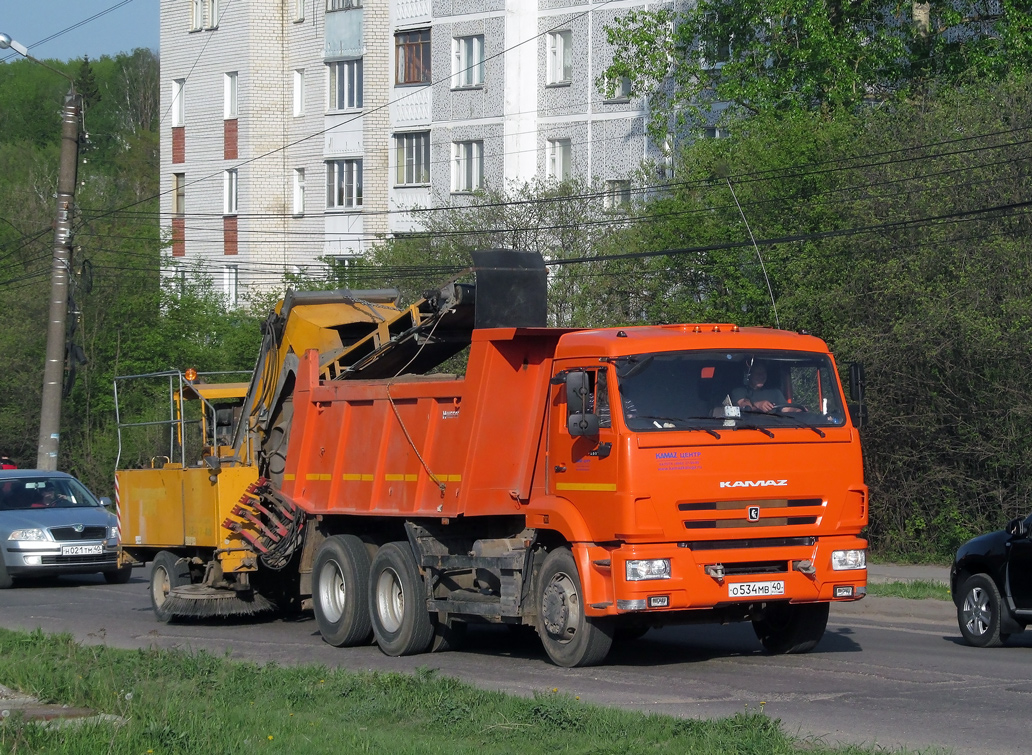 Калужская область, № О 534 МВ 40 — КамАЗ-65115-42