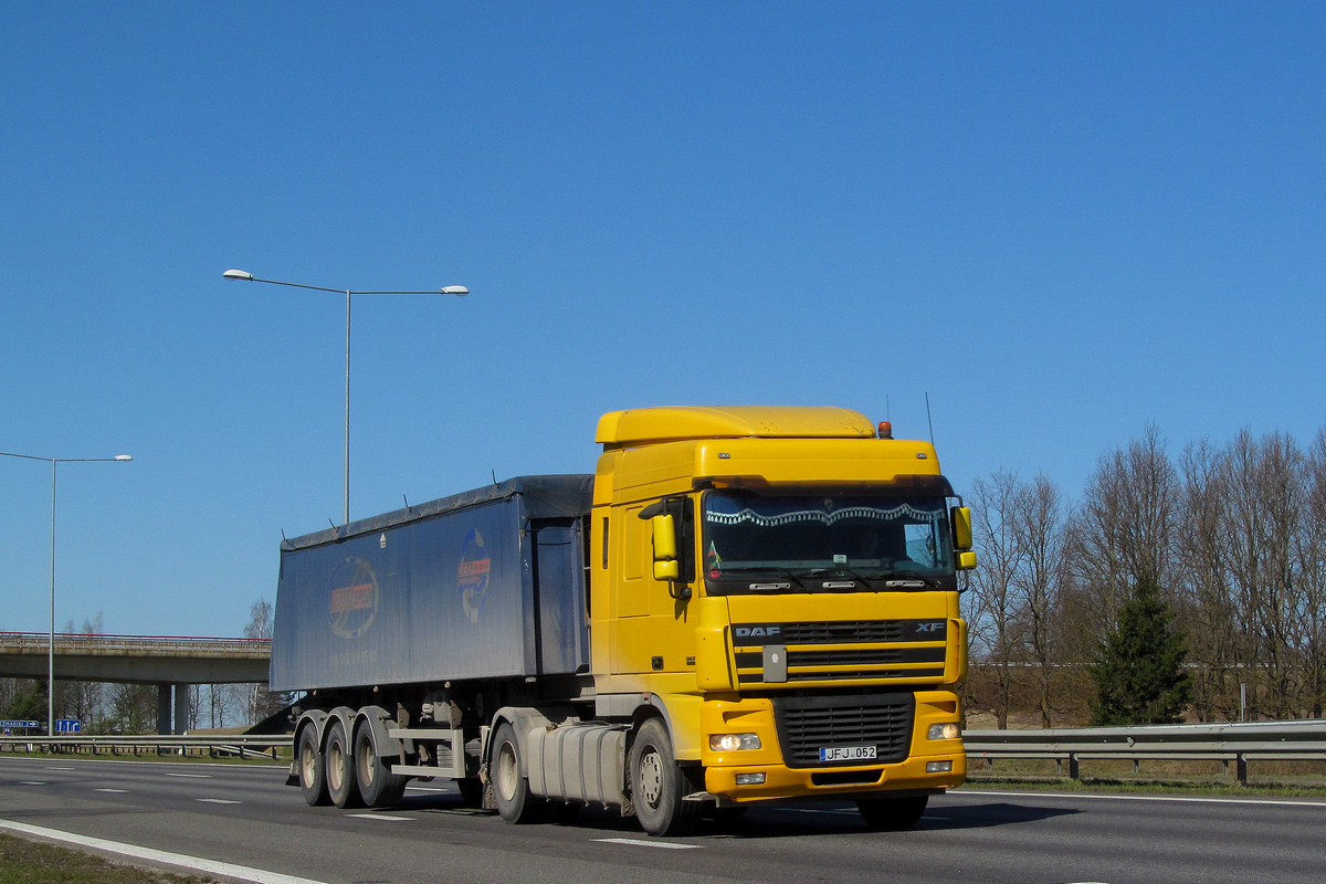 Литва, № JFJ 052 — DAF XF95 FT