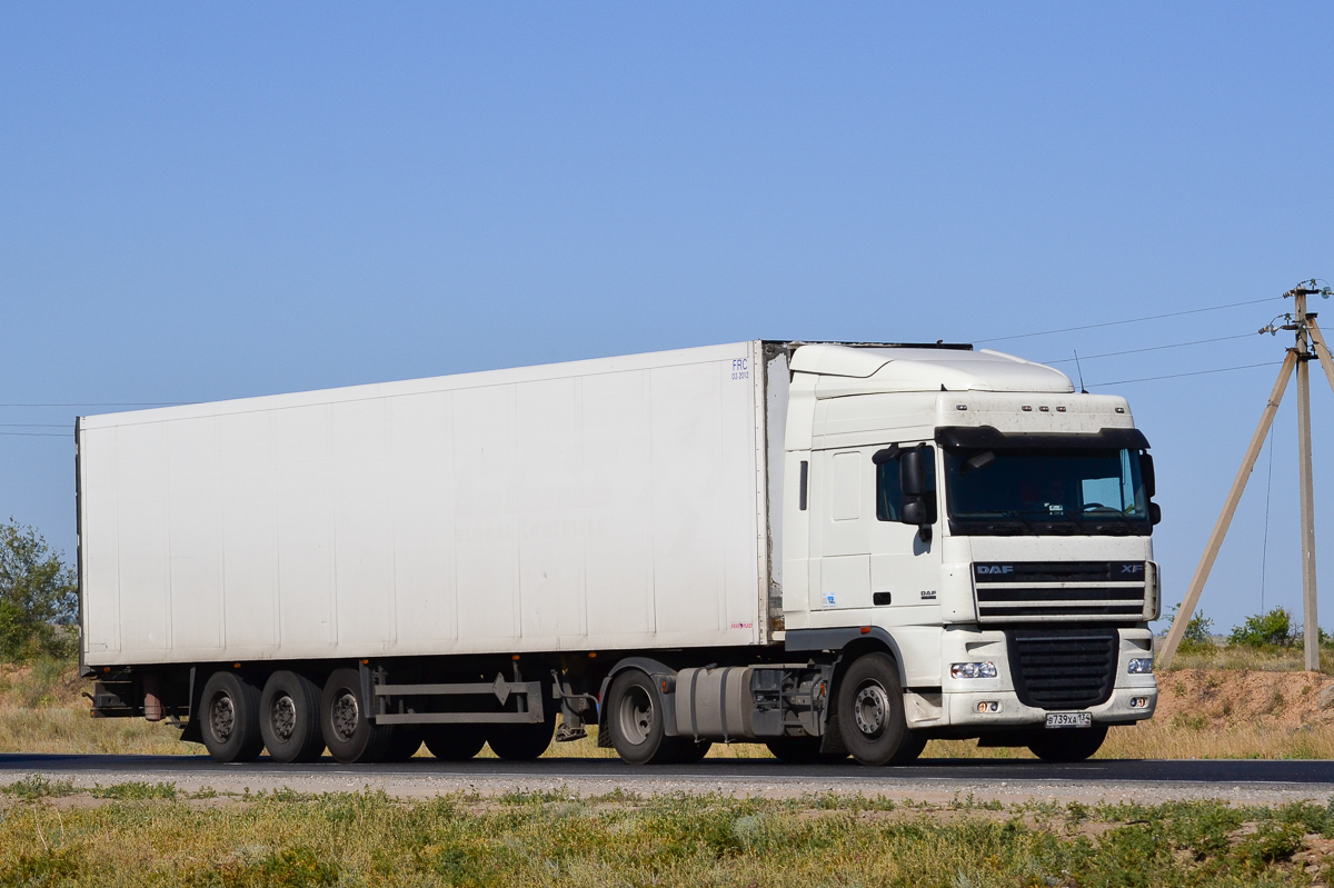 Волгоградская область, № В 739 ХА 134 — DAF XF105 FT