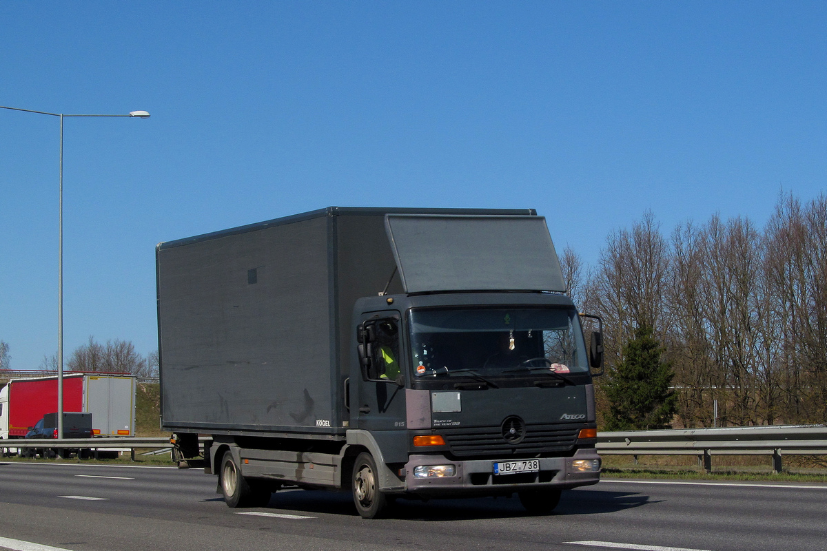 Литва, № JBZ 738 — Mercedes-Benz Atego 815