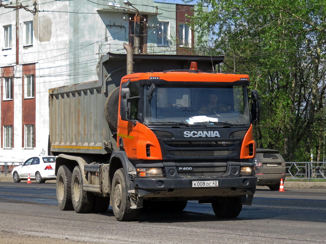 Кировская область, № К 008 ОС 43 — Scania ('2011) P400