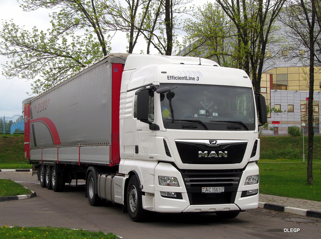 Минск, № АС 1561-7 — MAN TGX ('2016) 18.500