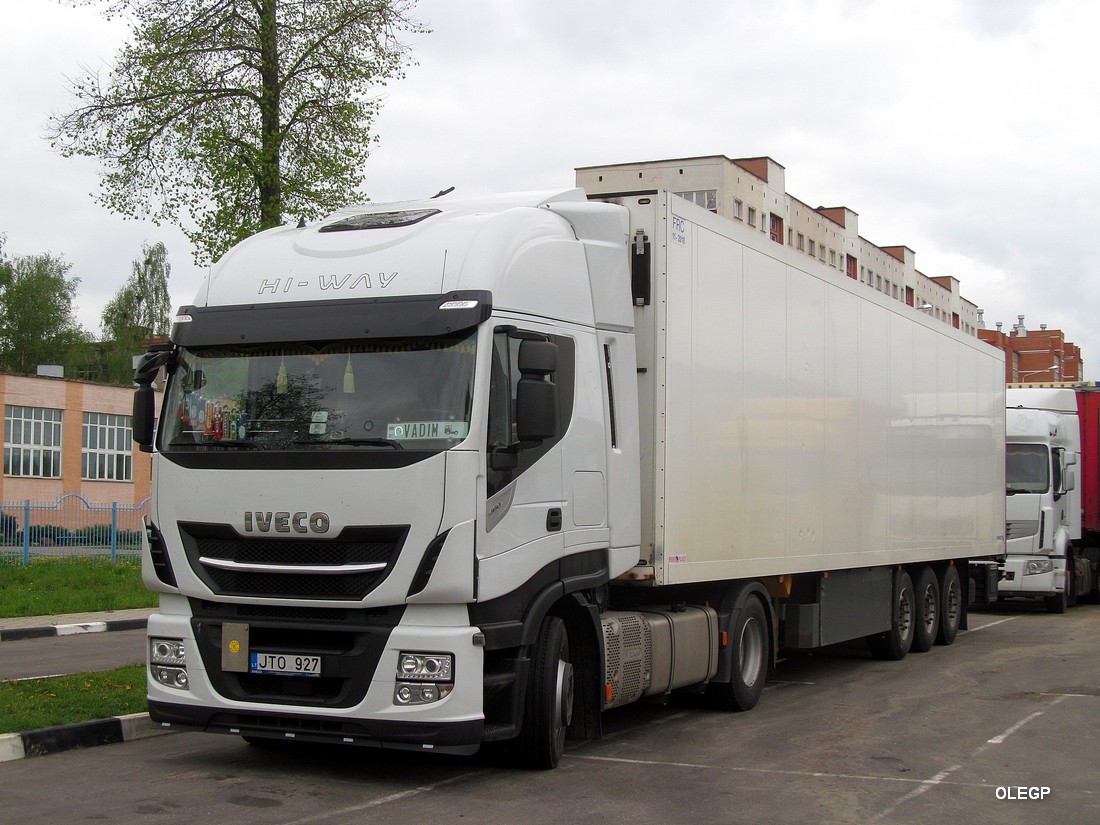 Литва, № JTO 927 — IVECO Stralis ('2012) 450