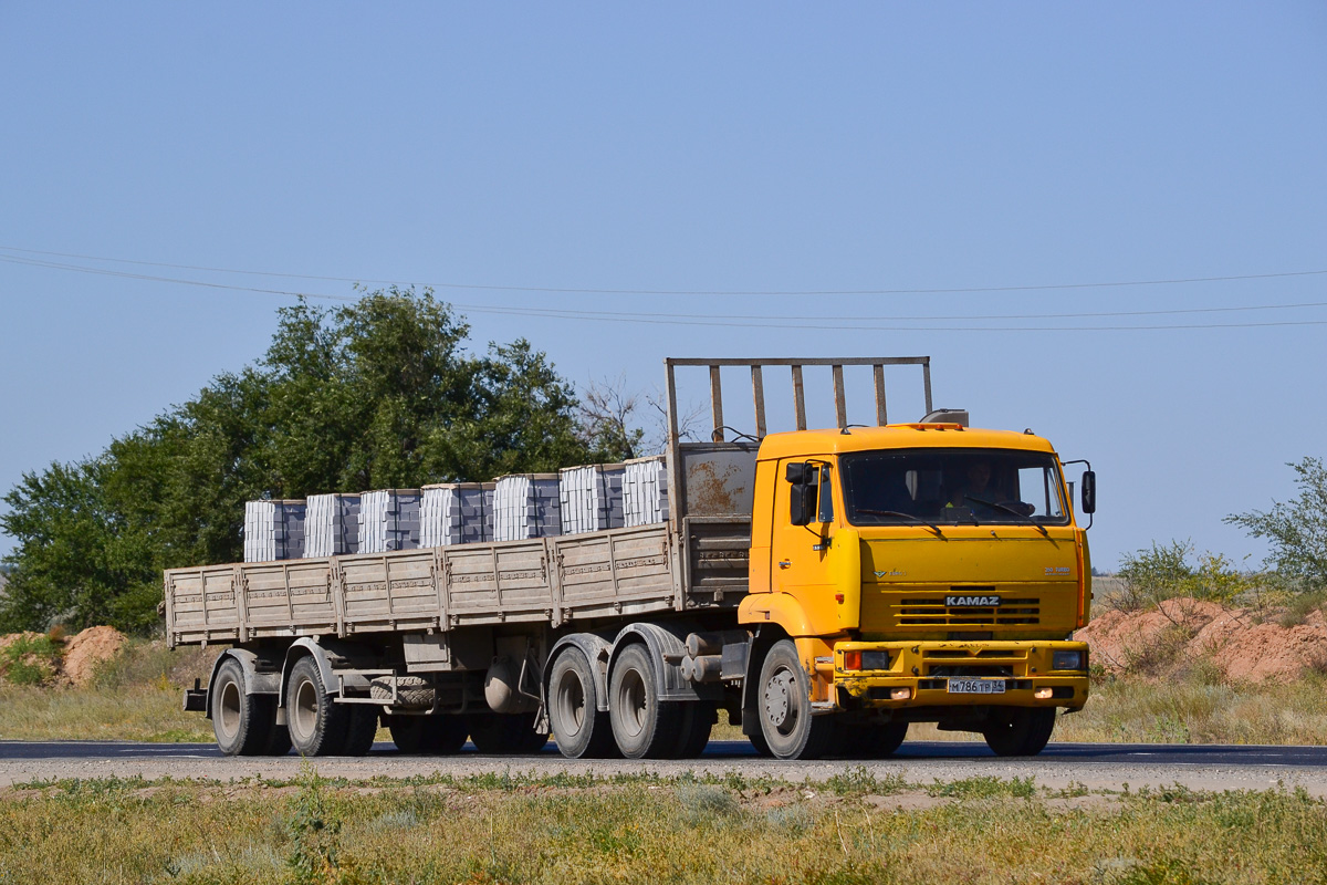 Волгоградская область, № М 786 ТР 34 — КамАЗ-65116 [651160]