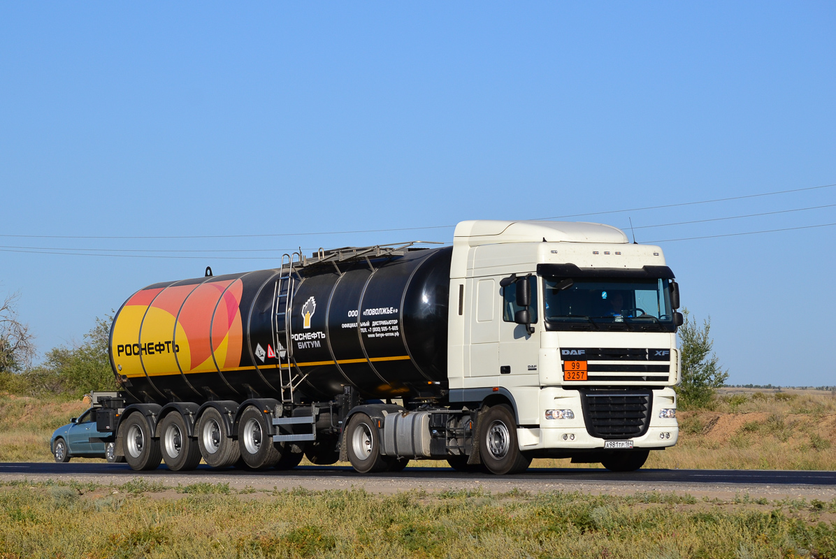 Саратовская область, № А 981 ТР 164 — DAF XF105 FT