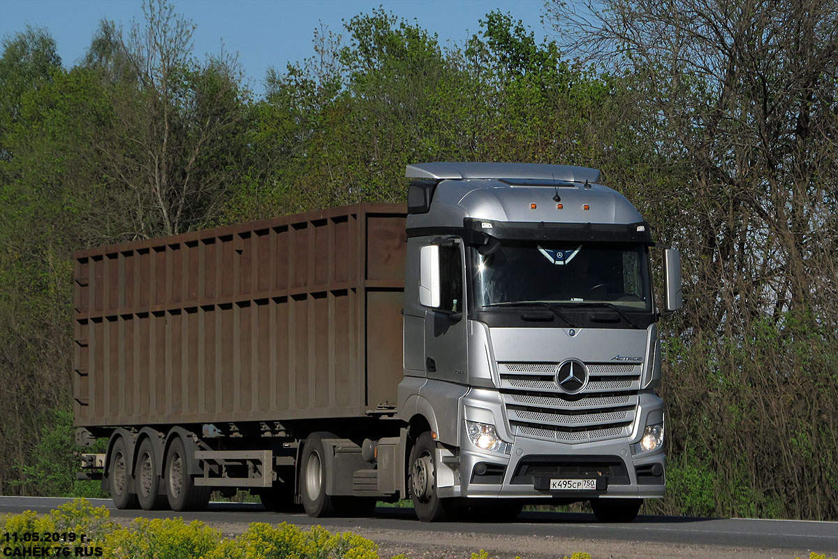 Московская область, № К 495 СР 750 — Mercedes-Benz Actros ('2011)