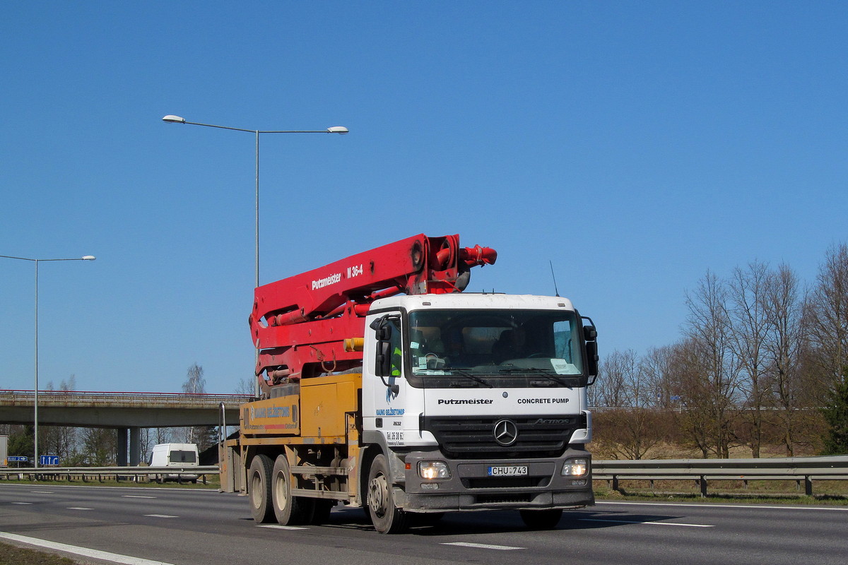 Литва, № CHU 743 — Mercedes-Benz Actros ('2003)