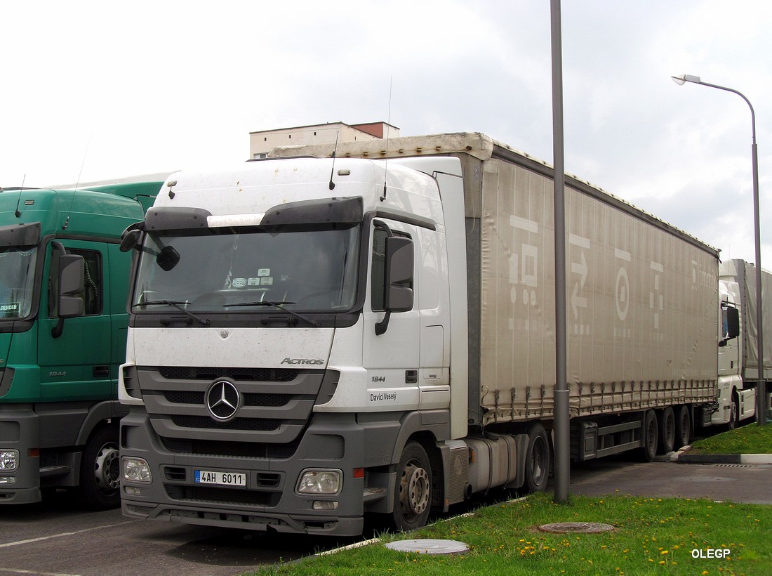 Чехия, № 4AH 6011 — Mercedes-Benz Actros ('2009) 1844