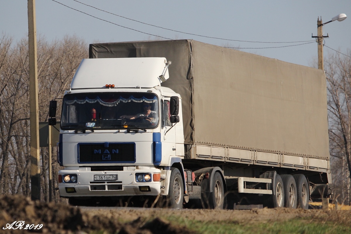 Волгоградская область, № С 361 ОР 34 — MAN F90 19.xxx (общая)