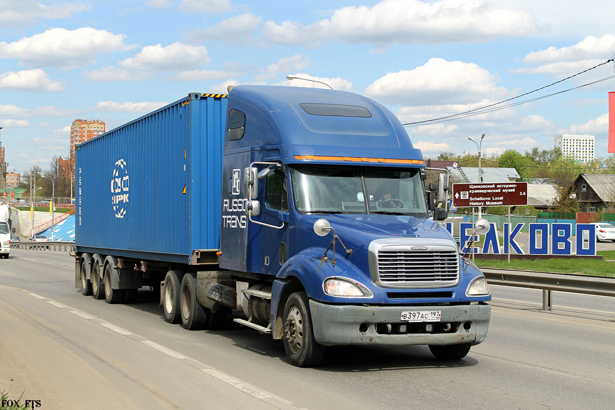 Москва, № В 397 АС 197 — Freightliner Columbia