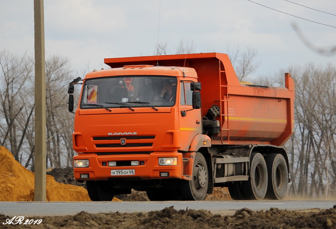 Тамбовская область, № Н 195 ОУ 68 — КамАЗ-65115-A4