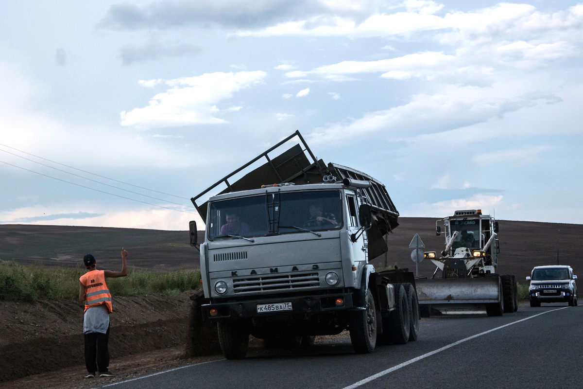 Забайкальский край, № К 485 ВА 75 — КамАЗ (общая модель)