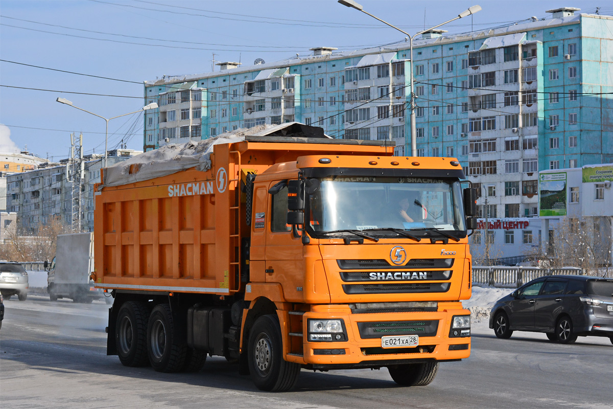 Саха (Якутия), № Е 021 ХА 28 — Shaanxi Shacman F3000 SX325x