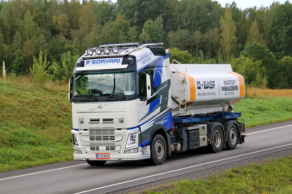 Финляндия, № CJZ-834 — Volvo ('2012) FH-Series