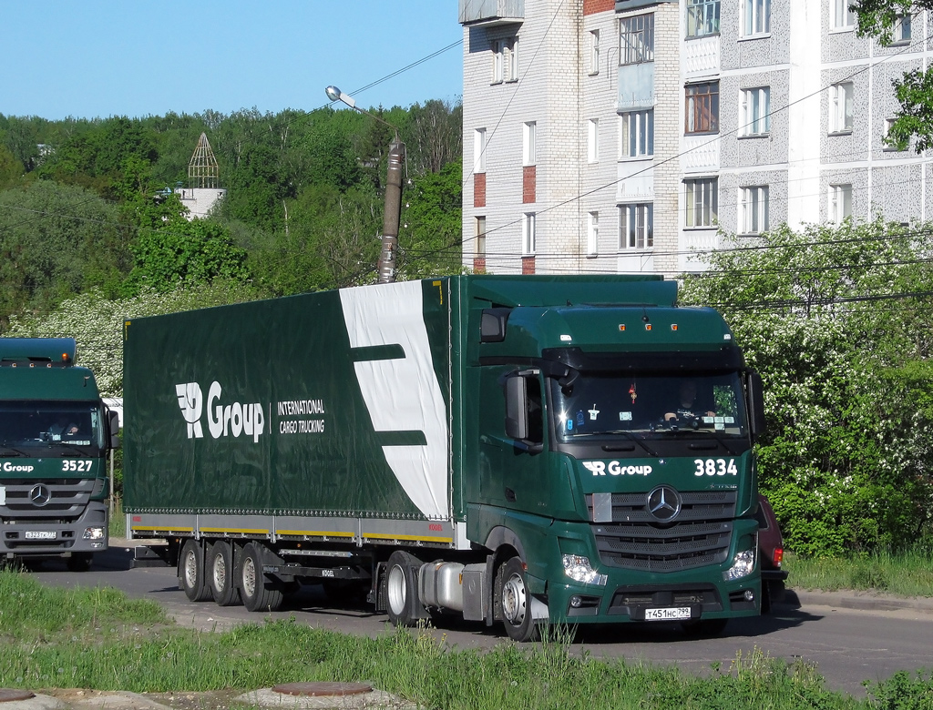 Москва, № 3834 — Mercedes-Benz Actros '18 1845 [Z9M]