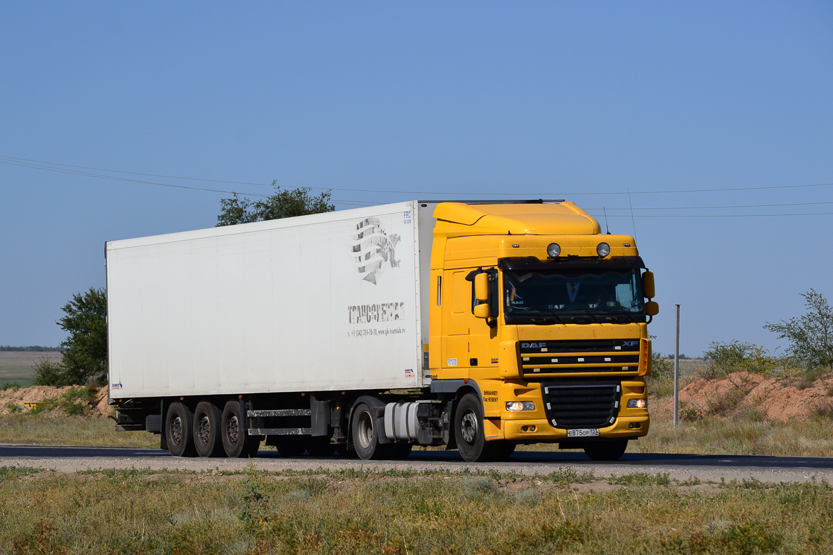 Краснодарский край, № Е 875 ОР 123 — DAF XF105 FT