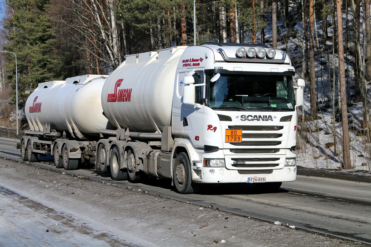 Финляндия, № 453 — Scania ('2013) R490