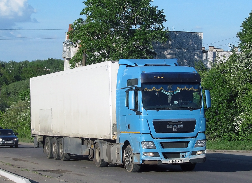 Курганская область, № Р 348 КК 45 — MAN TGX ('2007) 18.440