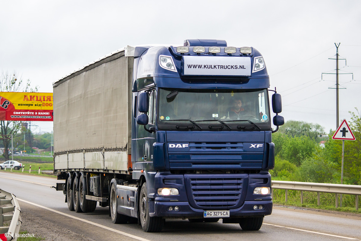 Волынская область, № АС 3271 СА — DAF XF105 FT