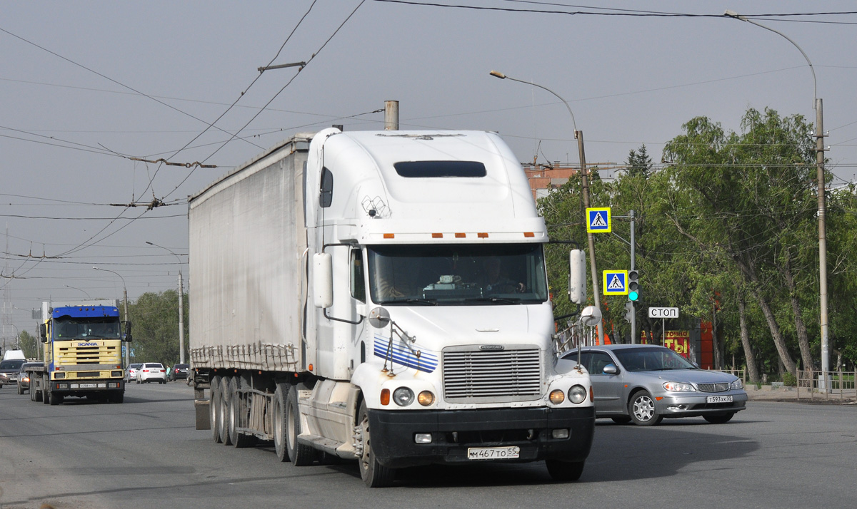 Омская область, № М 467 ТО 55 — Freightliner Century Class