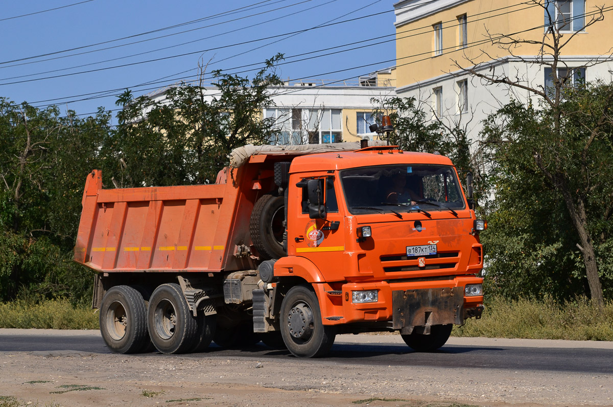 Волгоградская область, № В 187 КТ 134 — КамАЗ-65115-L4