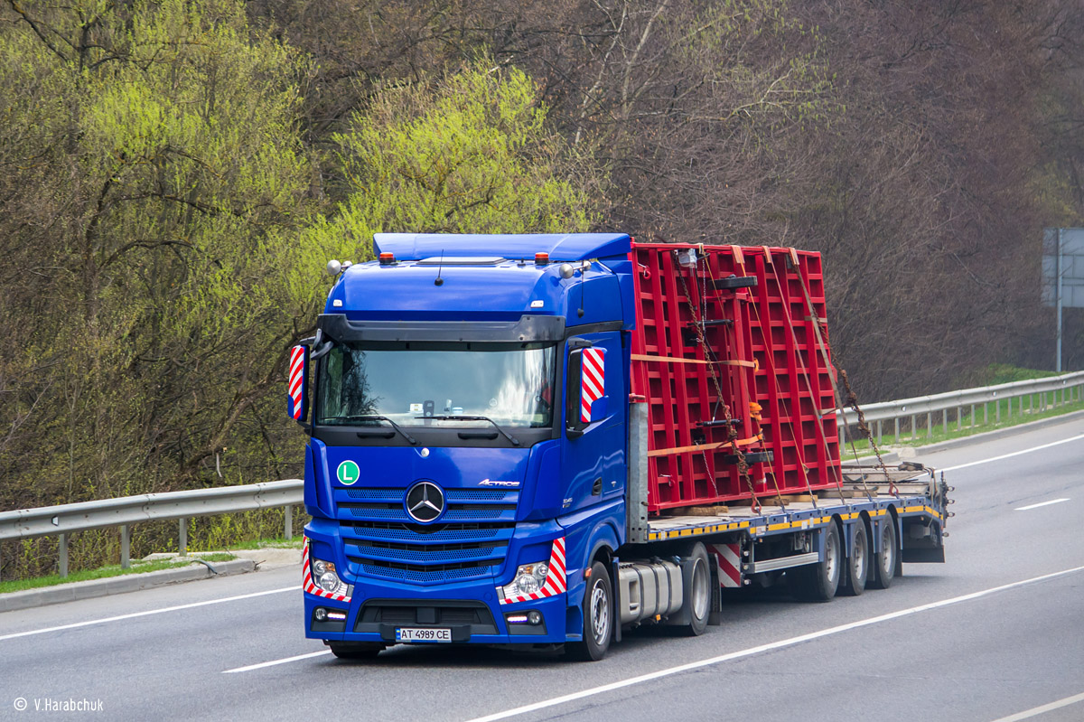 Ивано-Франковская область, № АТ 4989 СЕ — Mercedes-Benz Actros ('2011) 1845