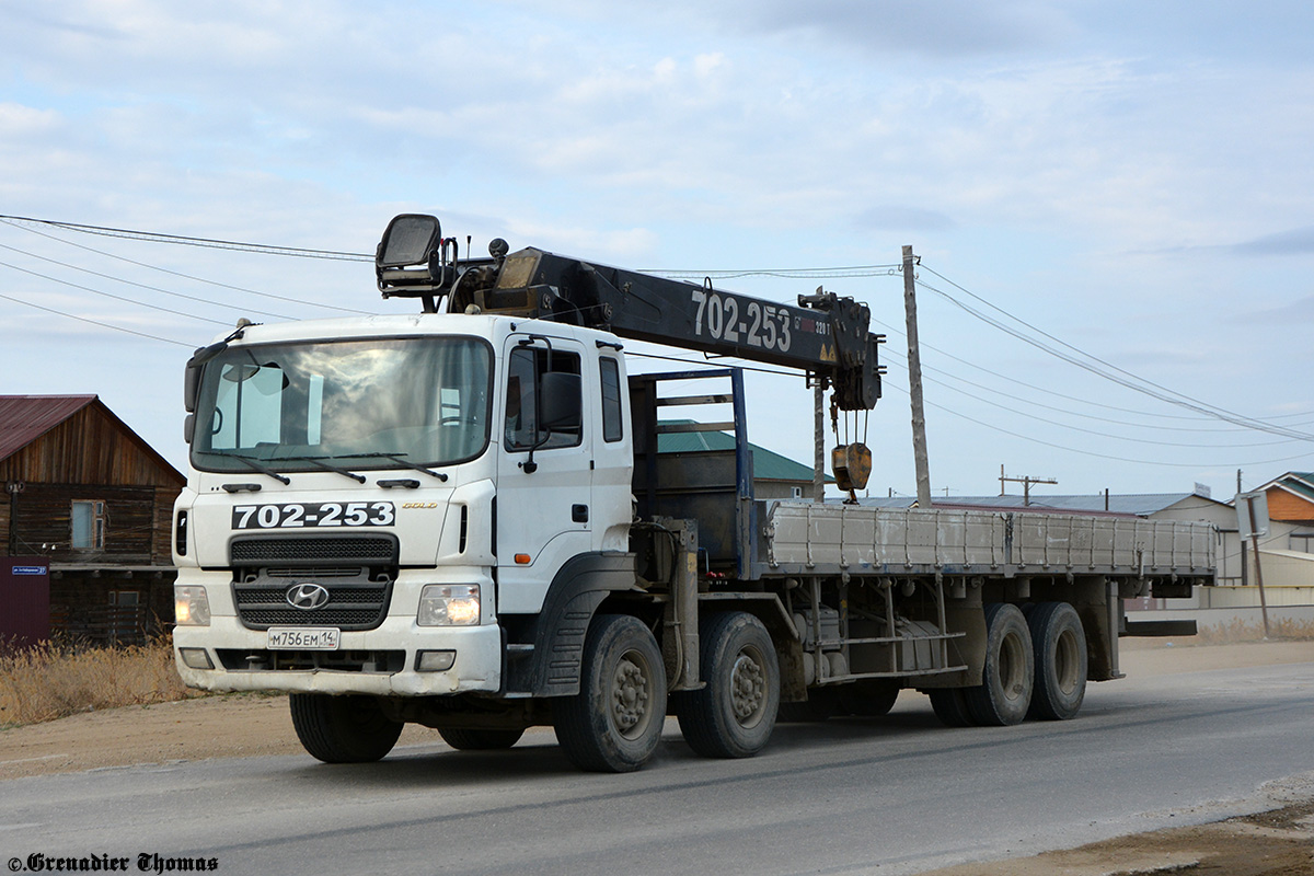 Саха (Якутия), № М 756 ЕМ 14 — Hyundai Power Truck HD320