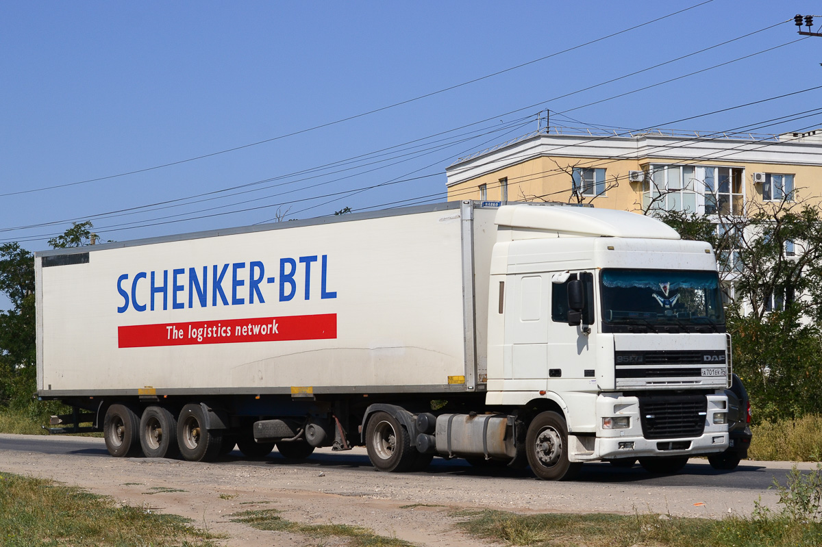 Волгоградская область, № А 701 ЕК 34 — DAF 95XF FT