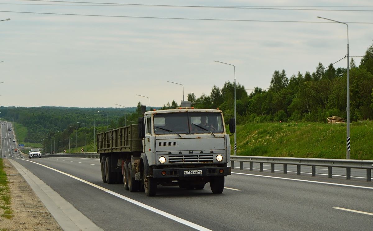 Калужская область, № Е 414 УВ 40 — КамАЗ-54112