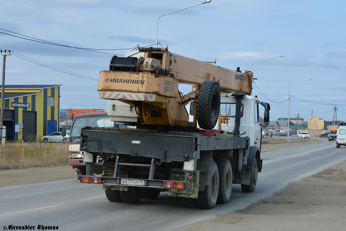 Саха (Якутия), № В 677 КМ 14 — МАЗ-6303 (общая модель)