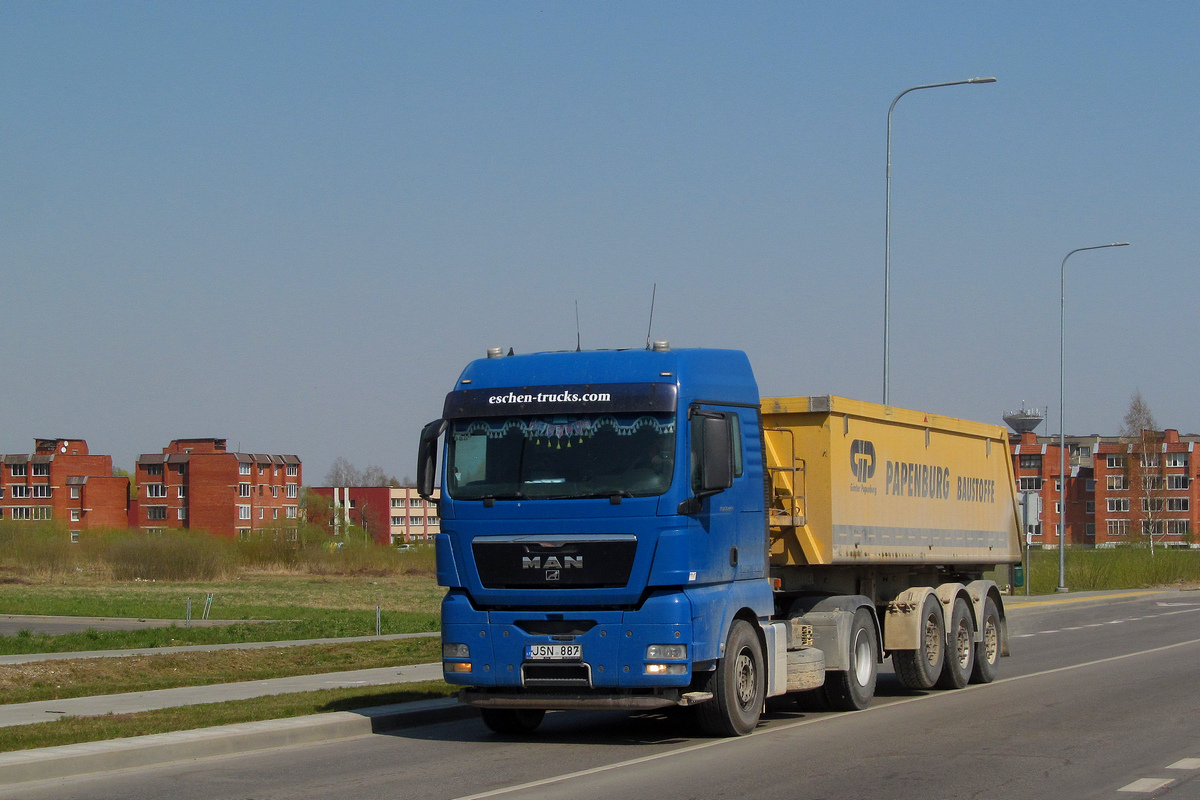 Литва, № JSN 887 — MAN TGX ('2007) 18.440