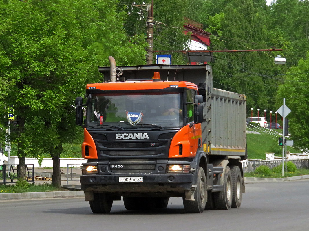 Кировская область, № К 009 ОС 43 — Scania ('2011) P400