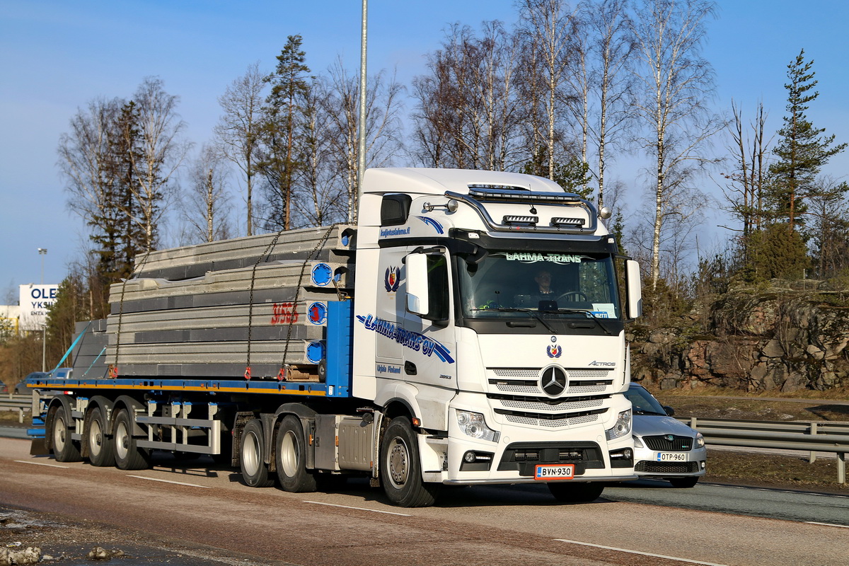 Финляндия, № BVN-930 — Mercedes-Benz Actros ('2011)