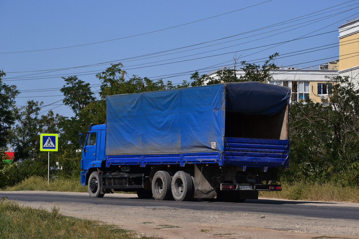 Волгоградская область, № С 232 ВУ 34 — КамАЗ-65117-N3