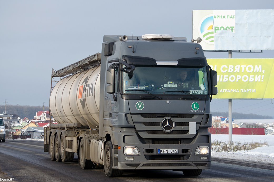 Литва, № KPN 045 — Mercedes-Benz Actros ('2009) 1841