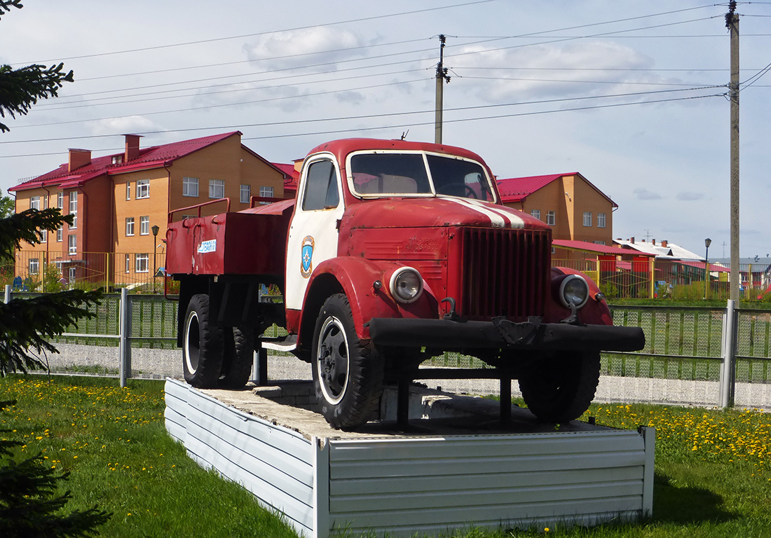 Новосибирская область, № (54) Б/Н 0026 — ГАЗ-51А; Новосибирская область — Автомобили на постаментах; Техника на постаментах, памятники (Новосибирская область)