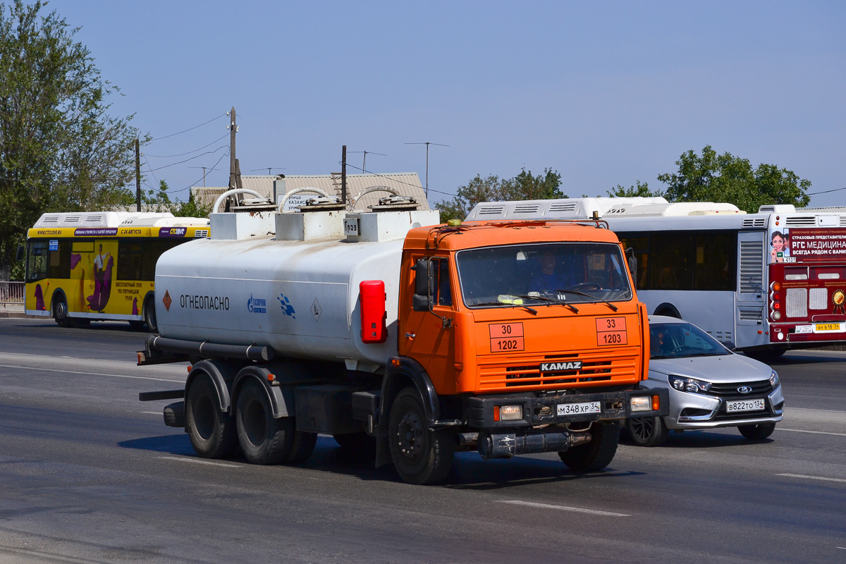 Волгоградская область, № М 348 ХР 34 — КамАЗ-65115-62