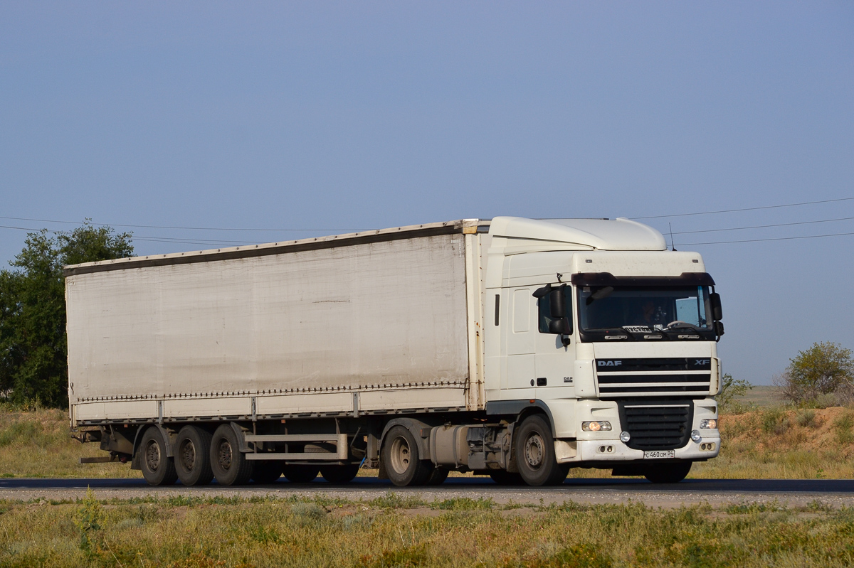 Волгоградская область, № С 460 ОМ 34 — DAF XF105 FT