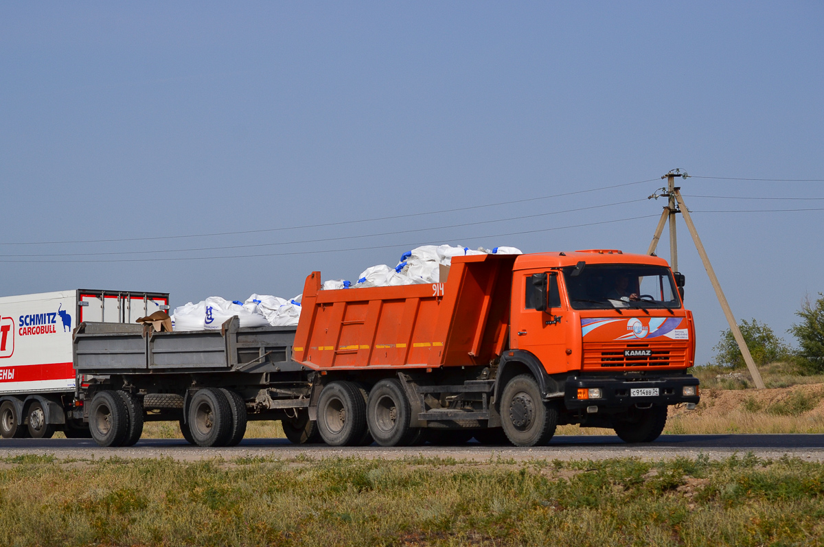 Волгоградская область, № С 914 ВВ 34 — КамАЗ-65115-D3