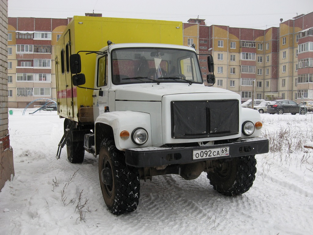 Тверская область, № О 092 СА 69 — ГАЗ-33081 «Садко»