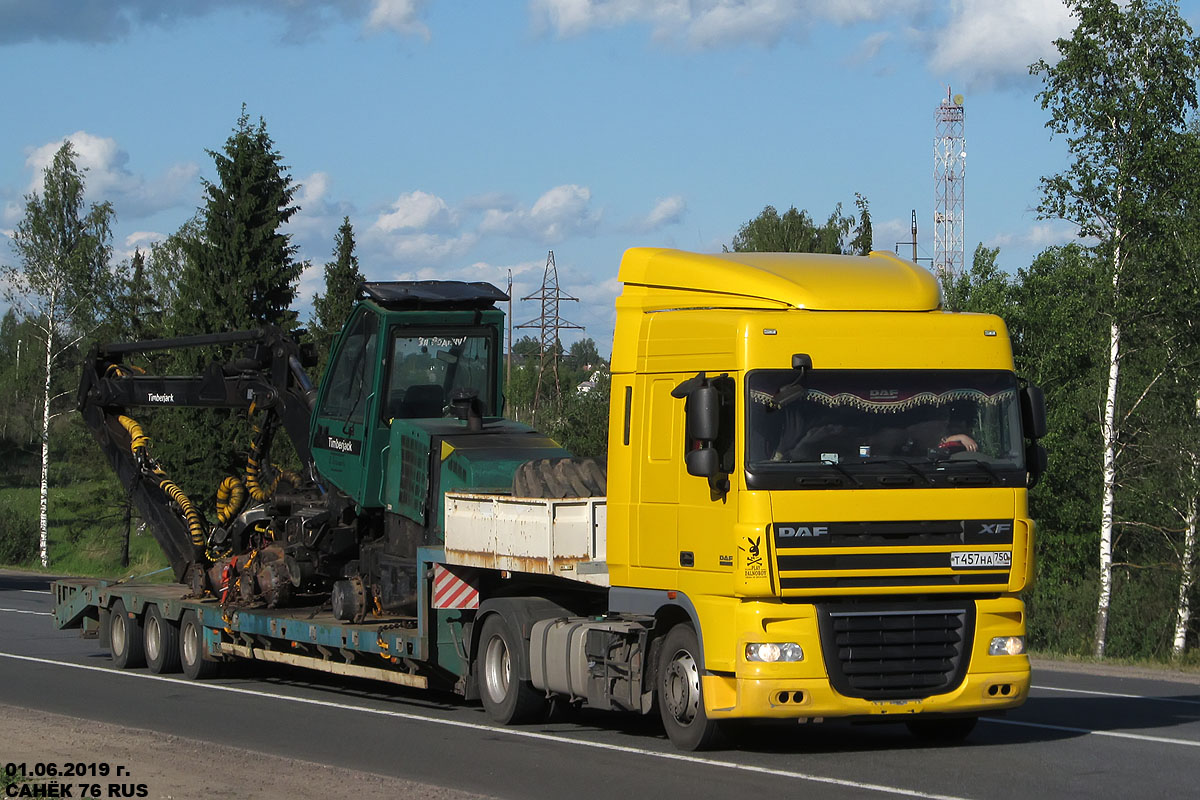 Московская область, № Т 457 НА 750 — DAF XF105 FT