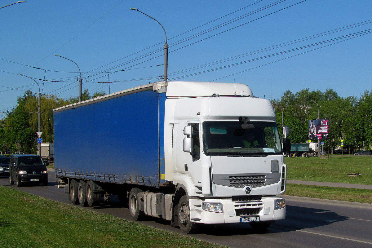 Литва, № KHC 801 — Renault Premium ('2006)