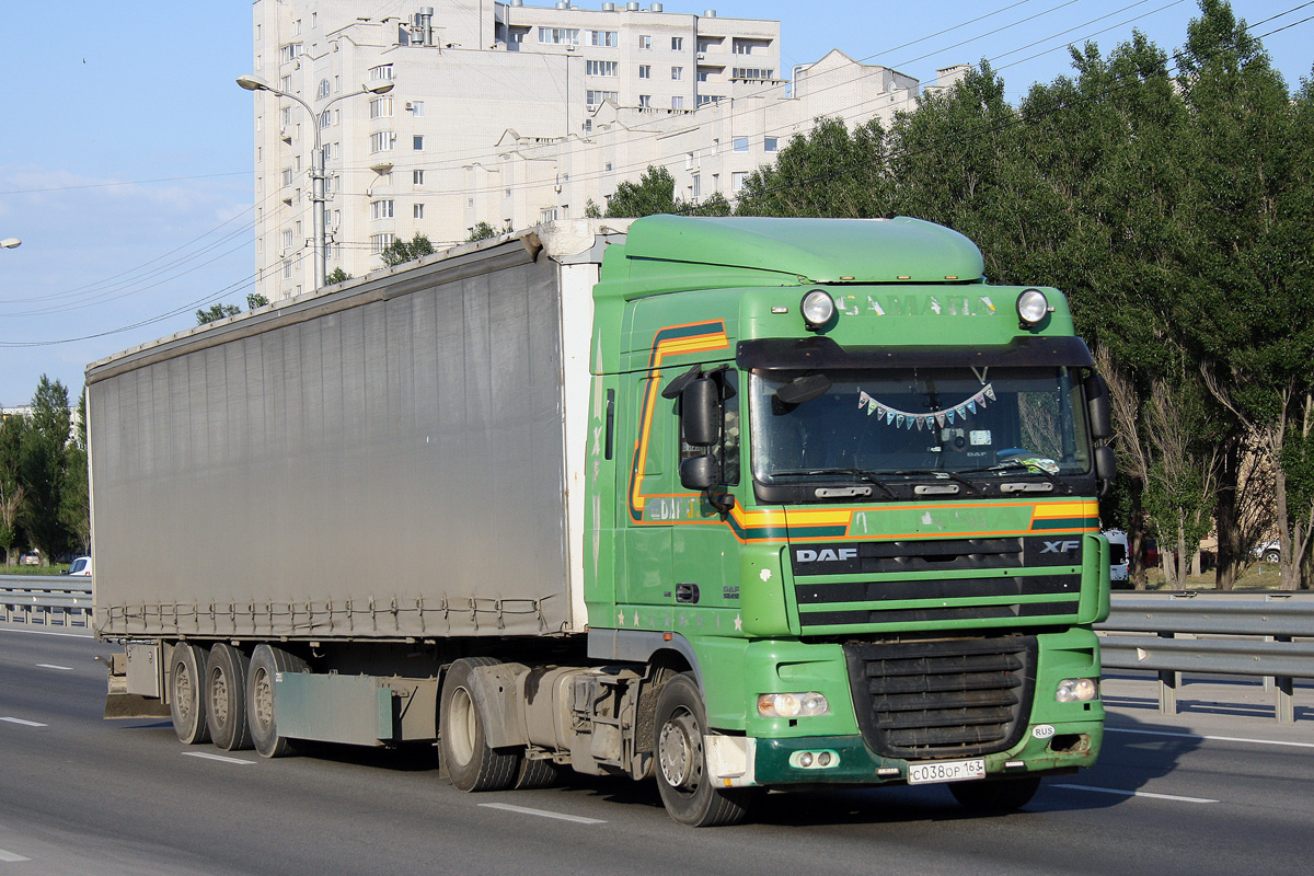 Самарская область, № С 038 ОР 163 — DAF XF105 FT