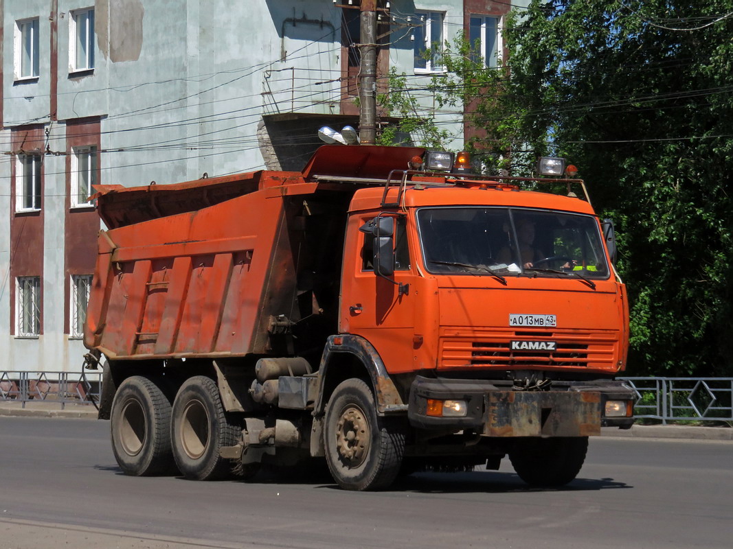 Кировская область, № А 013 МВ 43 — КамАЗ-65115 [651150]