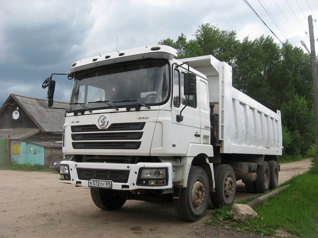 Тверская область, № К 572 ОУ 69 — Shaanxi Shacman F3000 SX331x