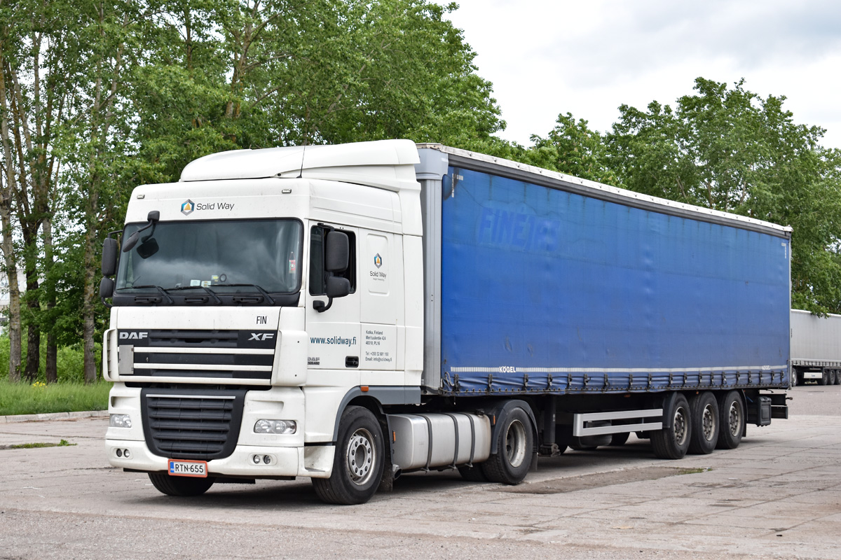 Финляндия, № RTN-655 — DAF XF105 FT