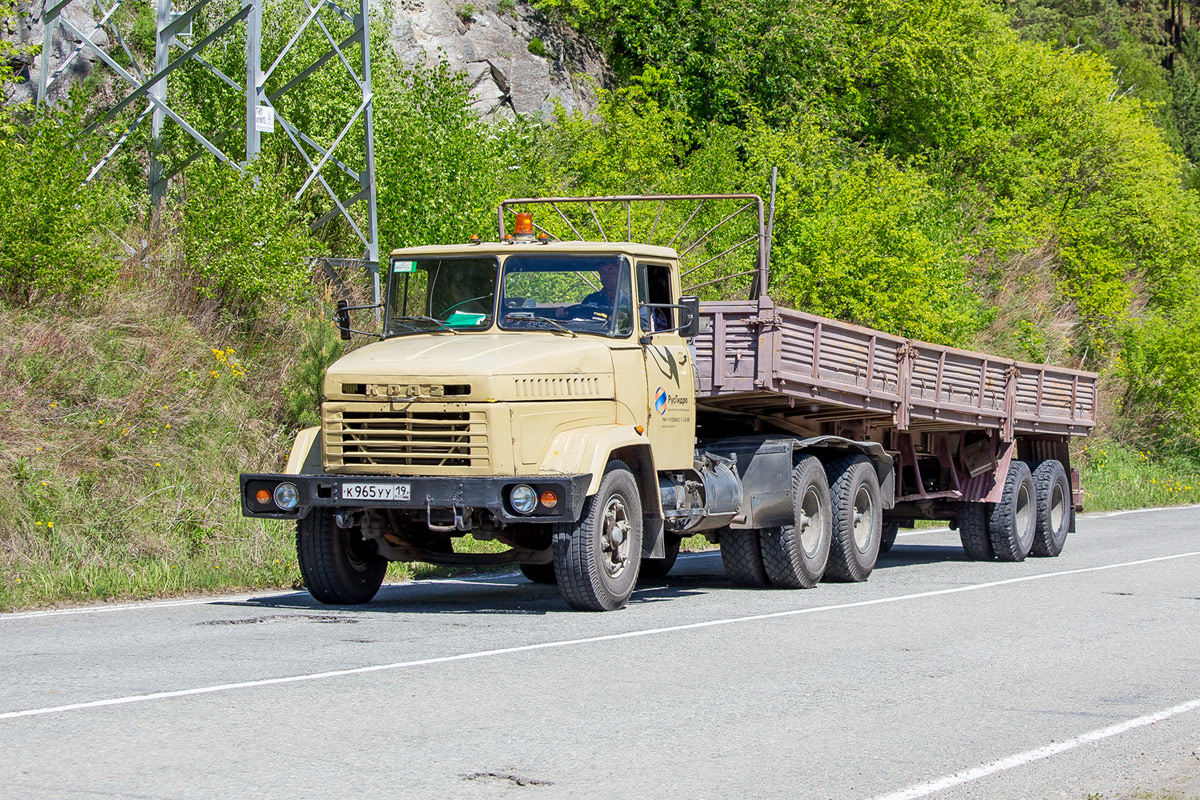 Хакасия, № К 965 УУ 19 — КрАЗ-6510