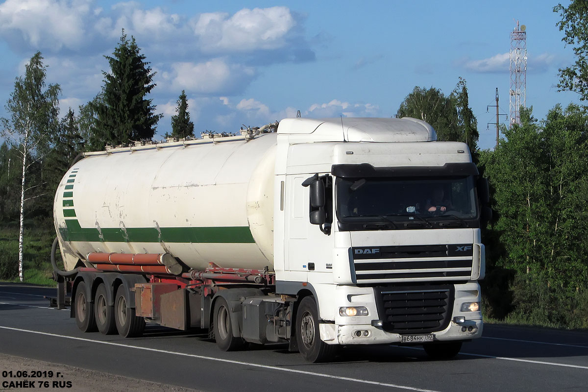 Московская область, № В 684 НК 750 — DAF XF105 FT