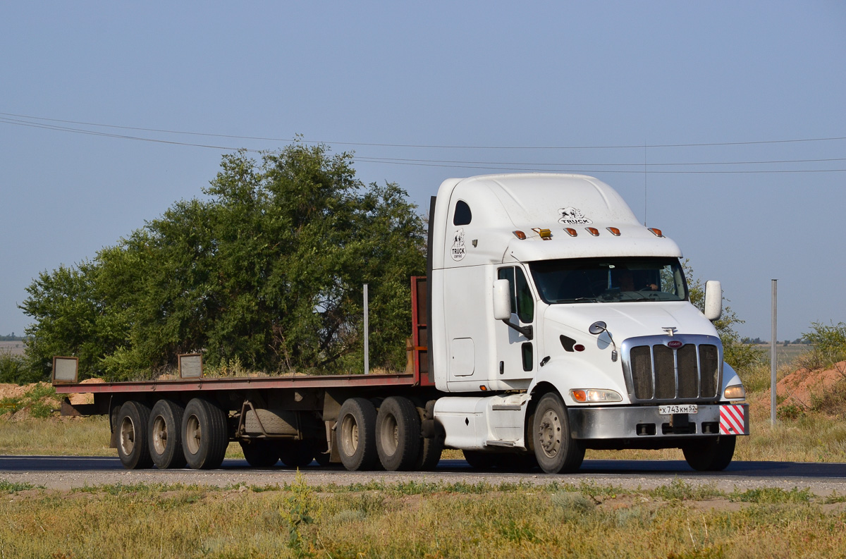 Нижегородская область, № Х 743 КМ 52 — Peterbilt 387